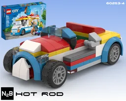 Hot Rod - Lego 60253 alternative build 4