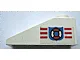 Slope 33 3 x 1 with Coast Guard Pattern on Left Side (Sticker) - Set 6338