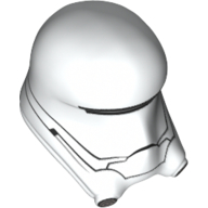 Lego Helmet Flametrooper Print / White