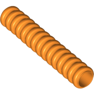 Lego Hose, Ribbed 7mm D. 5L / 4.0cm / Orange