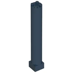 Support 2 x 2 x 11 Solid Pillar / Dark Blue