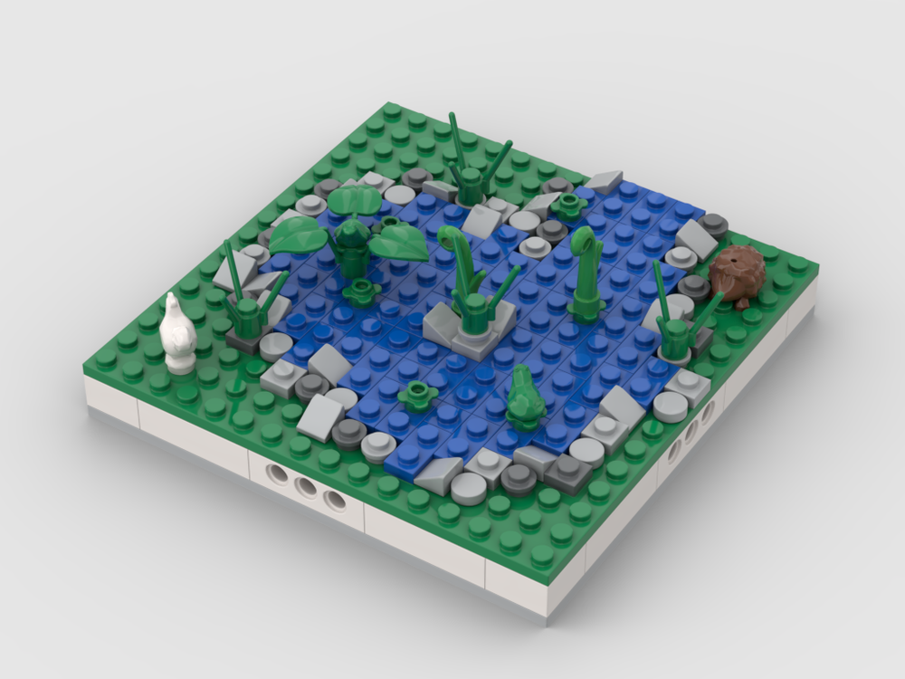 Lego Lake for a Modular Village