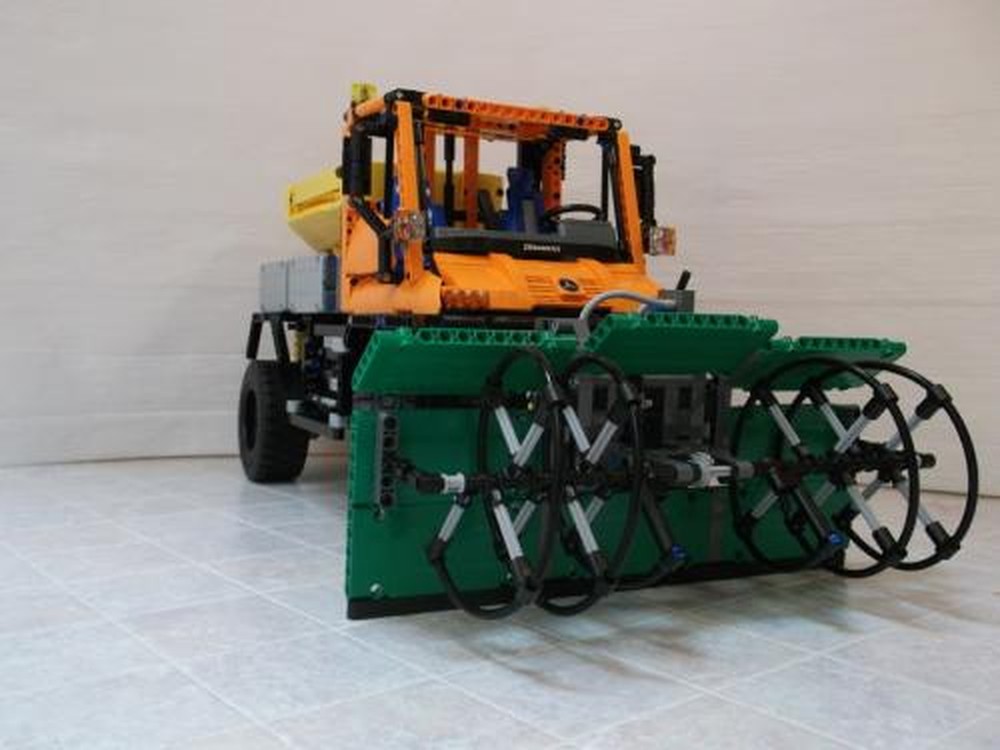 Lego Unimog Attachment: Snow Blower