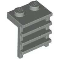 Plate Special 1 x 2 with Ladder / Light Gray