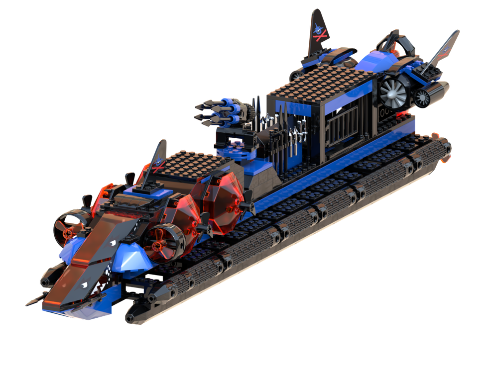Lego Aqua - Shark modular submarine
