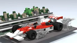Display "wet race" for Formula 1 Car 1:8