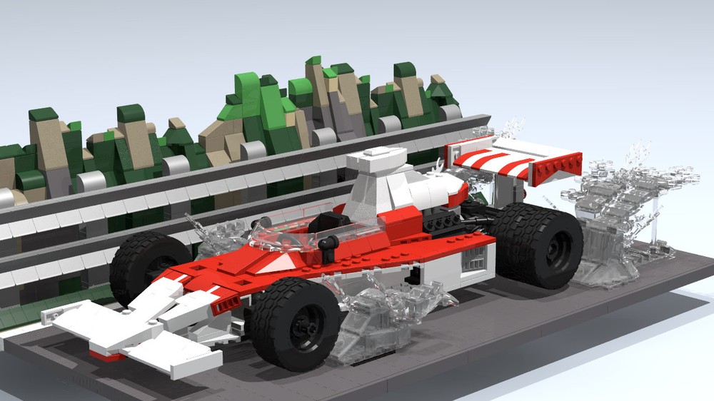 Lego Display "wet race" for Formula 1 Car 1:8