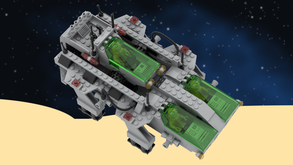 Lego Classic Space Reimagined: Bjarne Tveskov's "Eagle" 1985