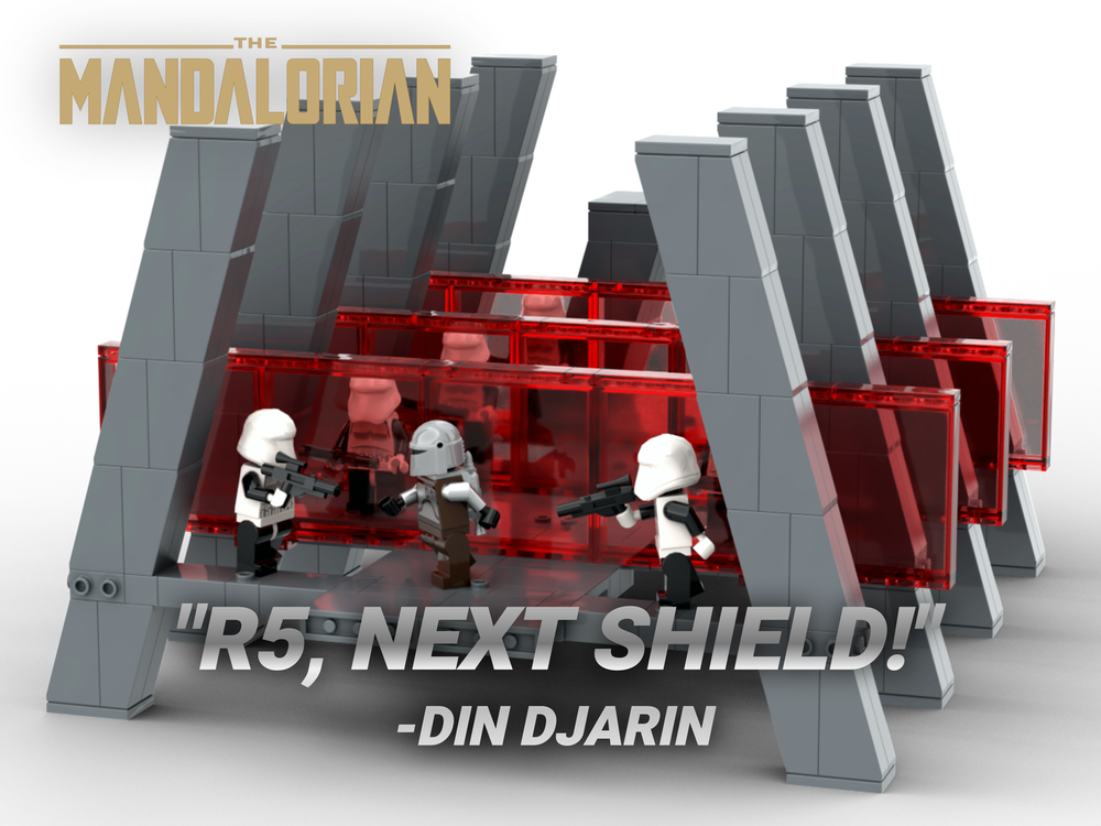 Lego Mandalorian Season 3 - "R5 next shield!"