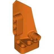 Technic Panel Fairing # 3 Small Smooth Long, Side A / Reddish Orange