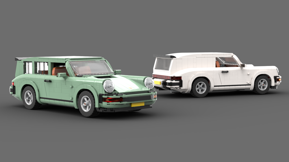 Lego Porsche 911 Shooting Brake and Panel Van