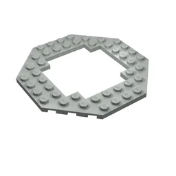 Plate Special 10 x 10 Octagonal Opening / Light Gray