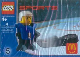 McDonald's Sports Set Number 5 - Blue Hockey Player #4