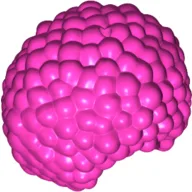 Hair Bubble Style (Afro) nr 2 / Dark Pink