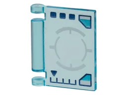 Book Cover with White HUD, Target, and Dark Blue Graphs Print
