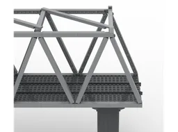 Truss bridge for train