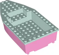 Boat, Hull Unitary 16 x 8 with Light Aqua Top (28533 / 28535)