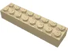Brick 2 x 8 / Tan