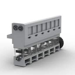 Inline 6 12 valve Lego Vacuum Engine