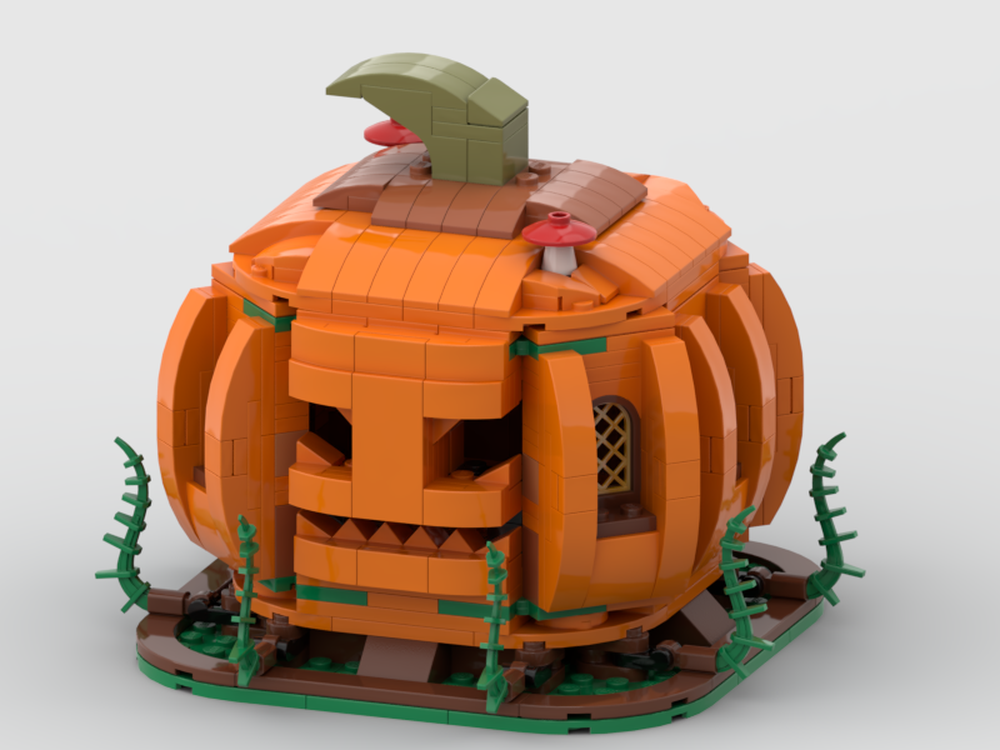 Lego Jack O Lantern That hold lighted candle