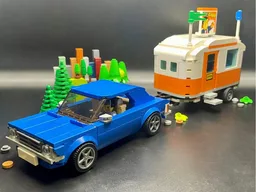 Toy Corolla E20 & Trailer