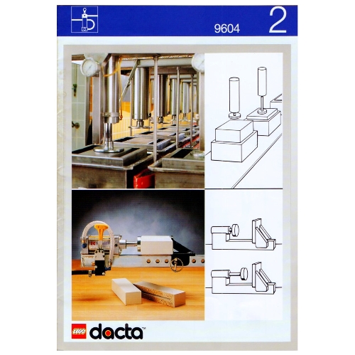 Lego Activity Booklet 2 - Vertical and Horizontal Pneumatic Press - Set 9604 / [No Color/Any Color]