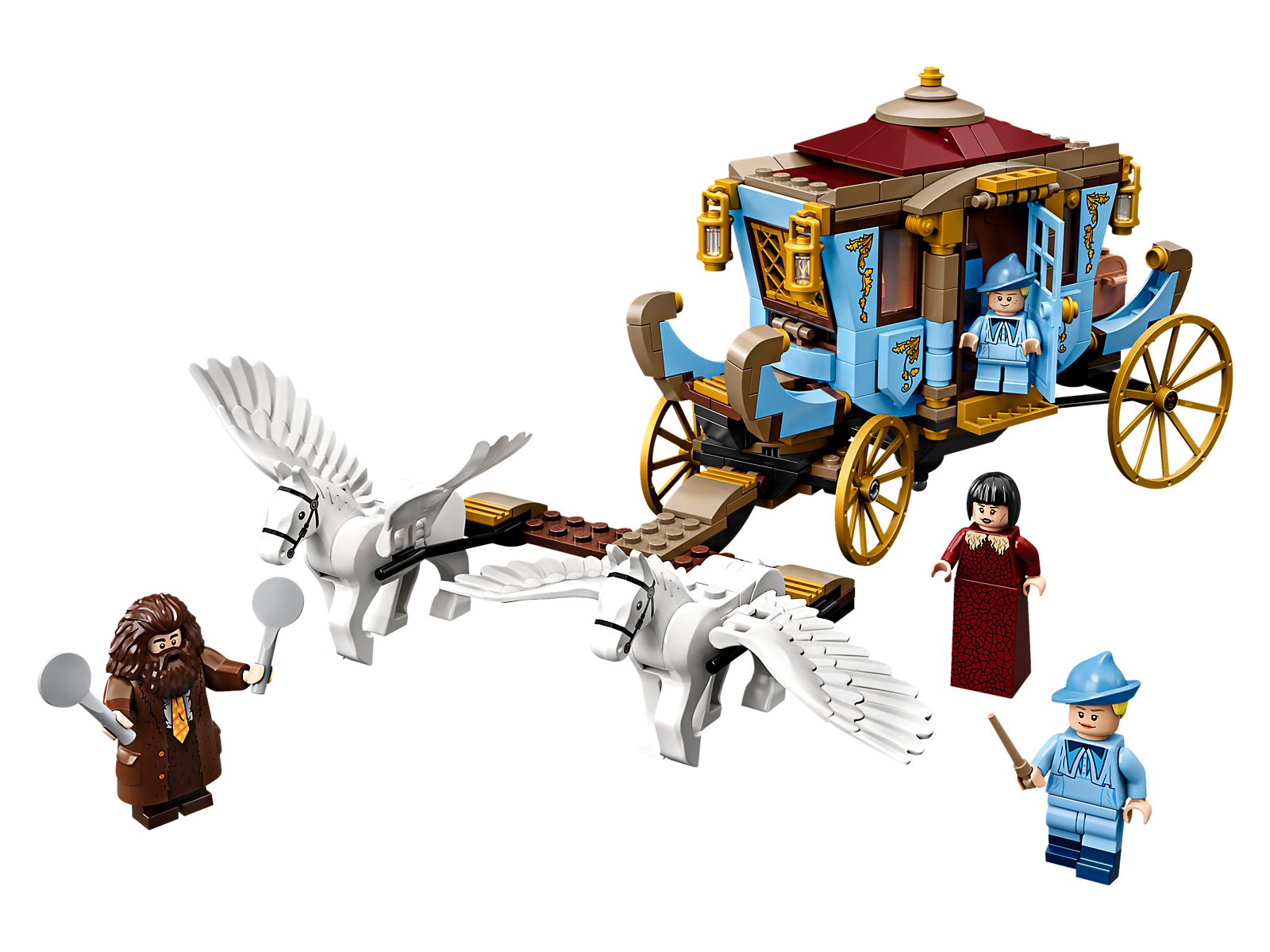 Lego Beauxbatons' Carriage: Arrival at Hogwarts