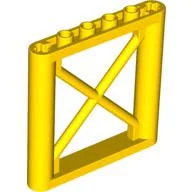 Support 1 x 6 x 5 Girder Rectangular / Yellow