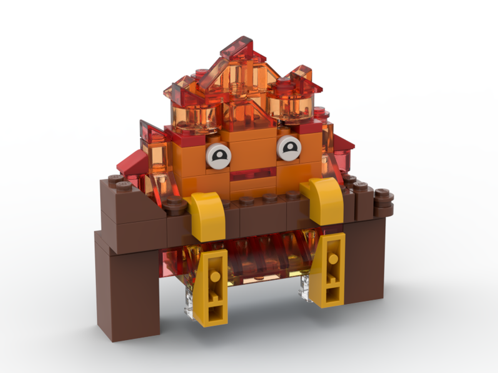 Lego Calcifer the fire (Howl's moving castle)