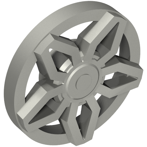 Lego Wheel Cover 5 Spoke Framed