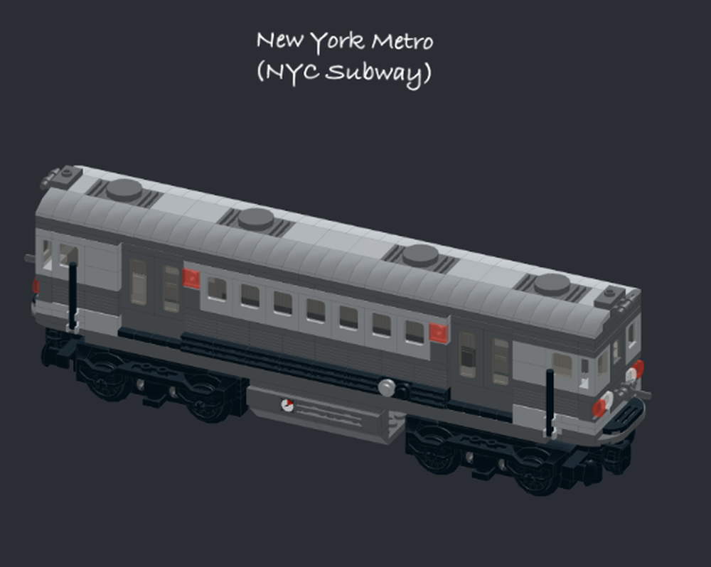 Lego New York City (NYC) Subway / Metro Moc