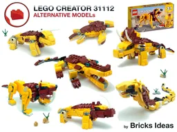 7 in 1 - Lego Creator 31112 MOCs