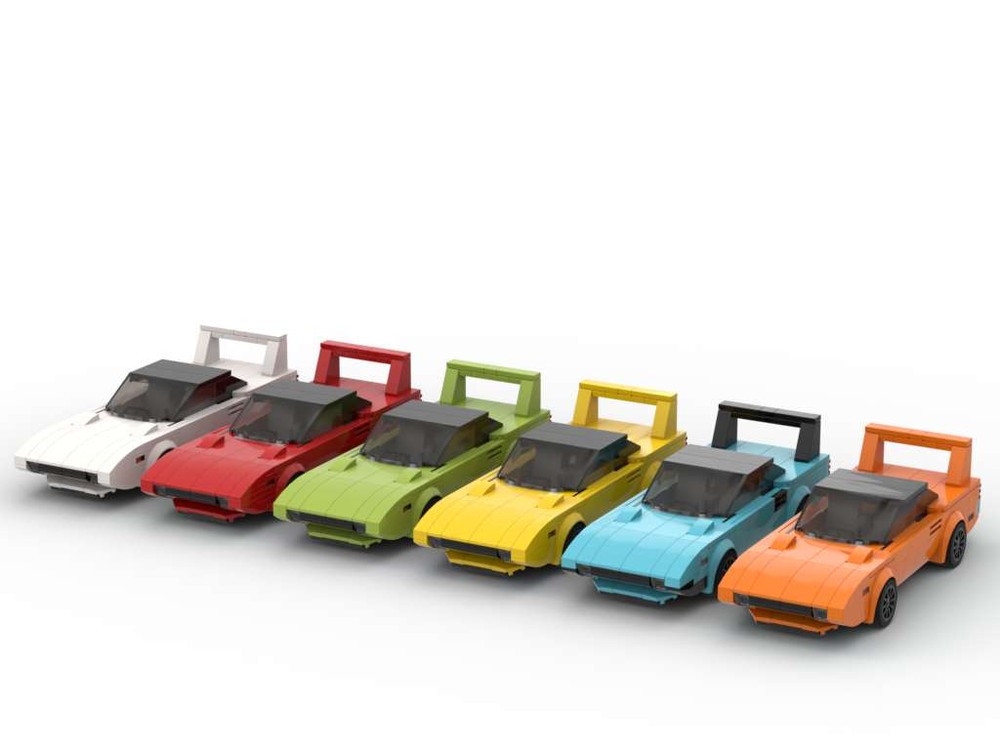 Lego Founder's Rock Superbird - Set of Six Colors - 8 Stud Speed Champions