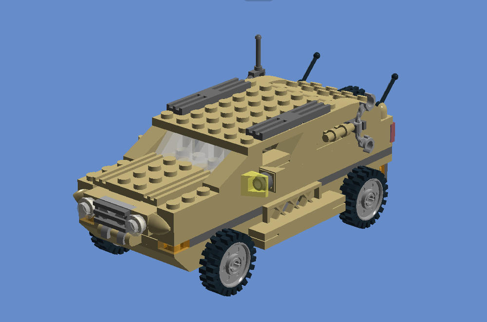 Lego Humvee "Commando" Sport Hybrid (Desert Camo Version)