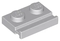 Plate Special 1 x 2 with Door Rail