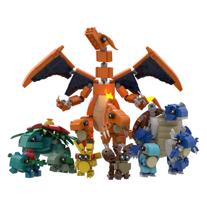 Lego Pokémon Kanto Starters