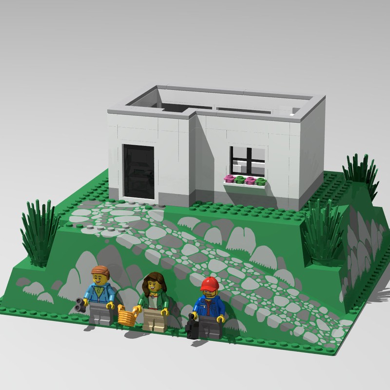 Lego House On A Hill Playset