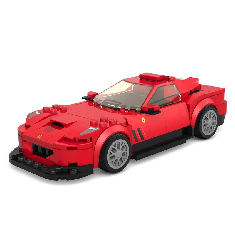 Lego Italian Sports Car No2 in 8 stud wide style