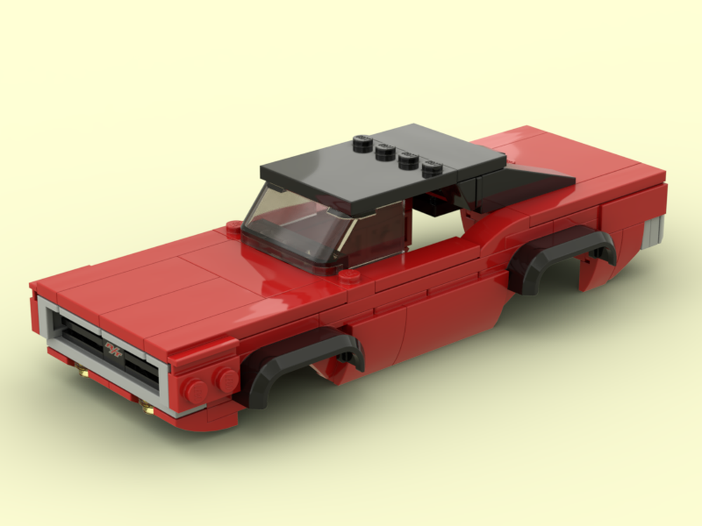 Lego 1970 Dodge Charger Monster Truck Body