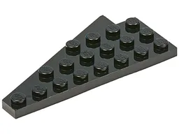 Wedge Plate 8 x 4 Wing Right without Stud Notch