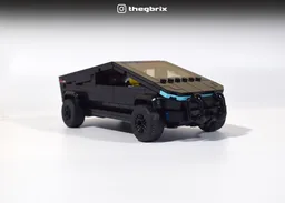 CYBERTRUCK Police Version - 8 stud wide