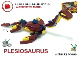 Plesiosaur Dinosaur MOC - Lego Creator 31102