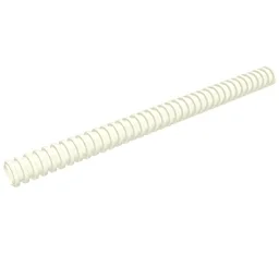 Hose, Ribbed 7mm D. 12L / 9.6cm / White