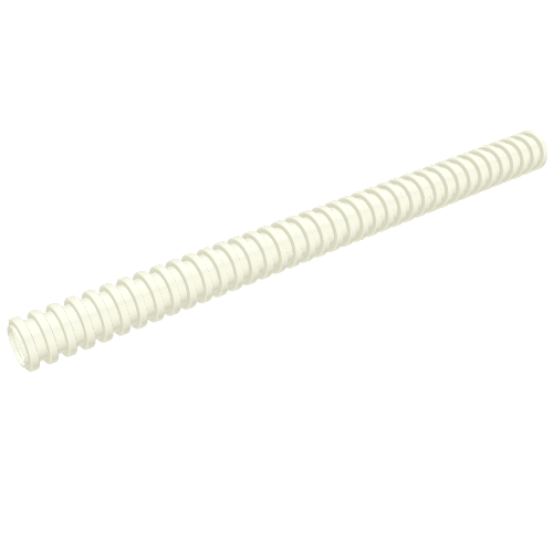 Lego Hose, Ribbed 7mm D. 12L / 9.6cm / White