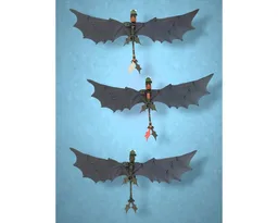 HTTYD minifigure scale posable toothless