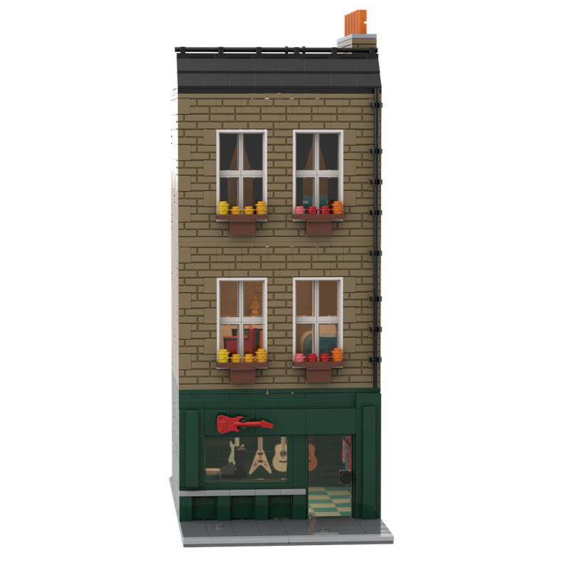 Lego London Townhouse And Music Shop
