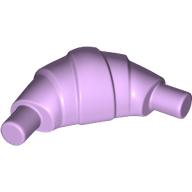 Lego Food Croissant - Flat Ends / Lavender