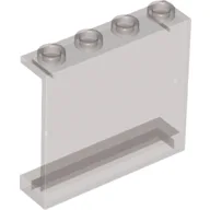 Panel 1 x 4 x 3 [Hollow Studs] / Trans-Brown