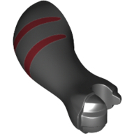 Lego Arm Spider Bytez with Dark Red Stripes print / Black