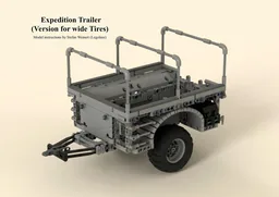 Expedition Trailer (Version for wide Tires)